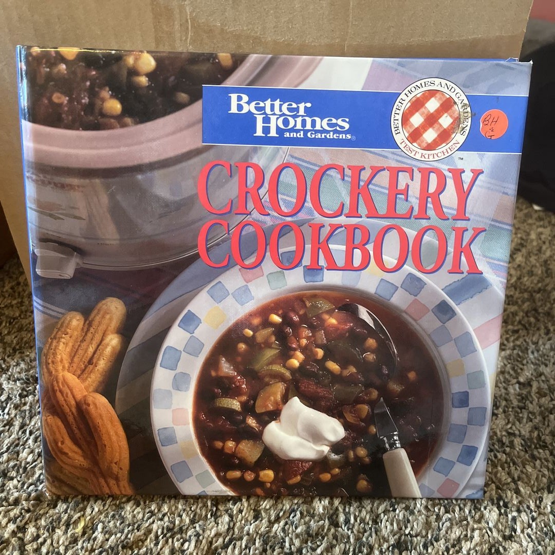 VINTAGE BETTER HOMES AND GARDENS CROCKERY COOKER COOKBOOK CROCK POT SLOW  COOKER