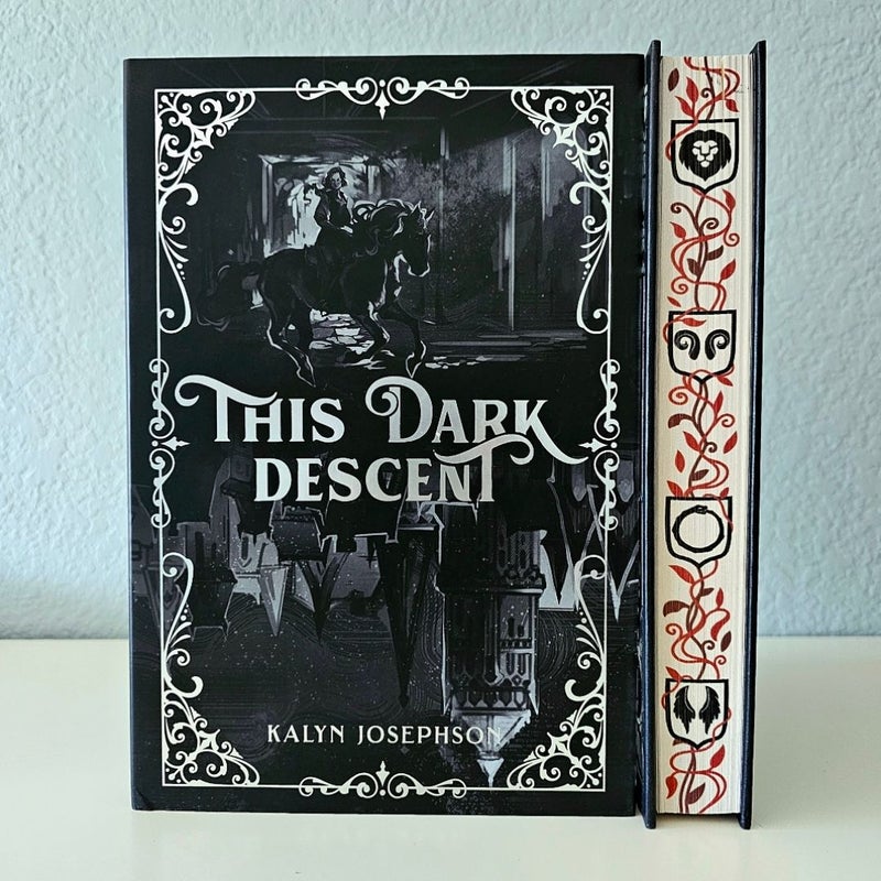 This Dark Descent SIGNED by Kalyn Josephson FIRST Edition Owlcrate Special