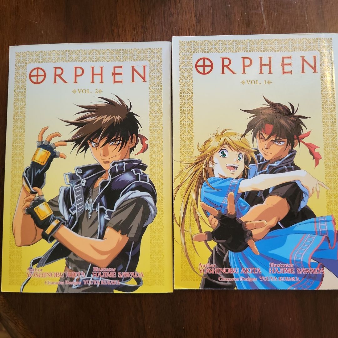 Orphen Manga Volumes 1 and 2