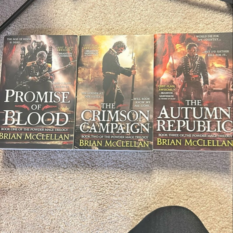 The Autumn Republic ( all 3 books)