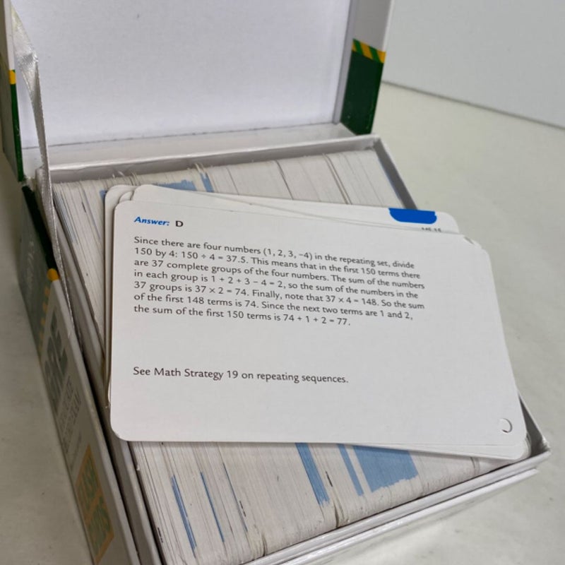 Barron's GRE Flash Cards