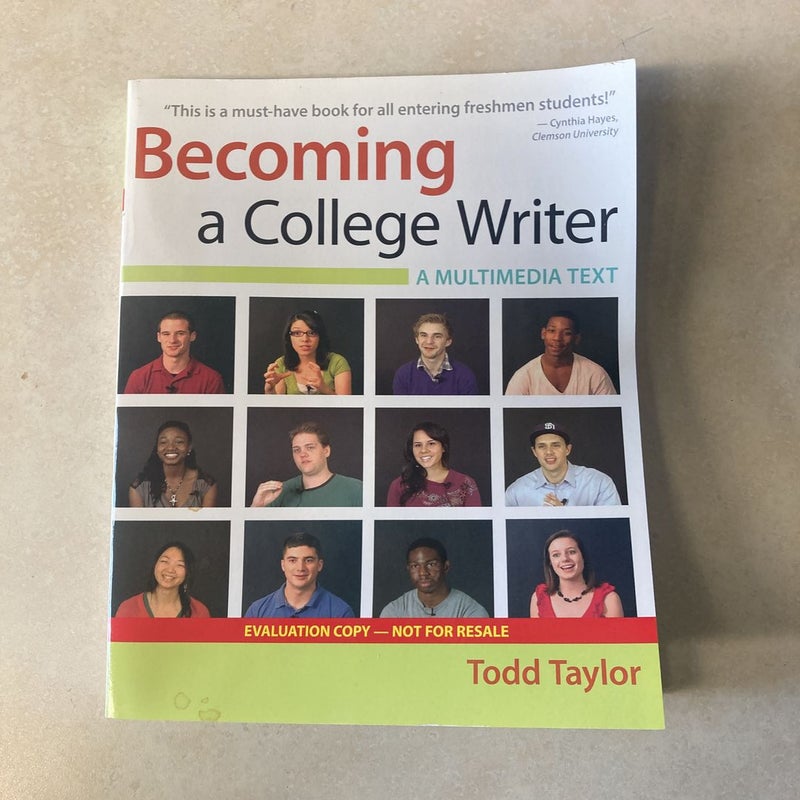 Becoming a College Writer