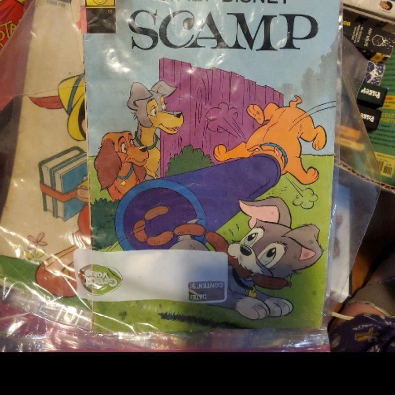 Pinocchio and Scamp comic books