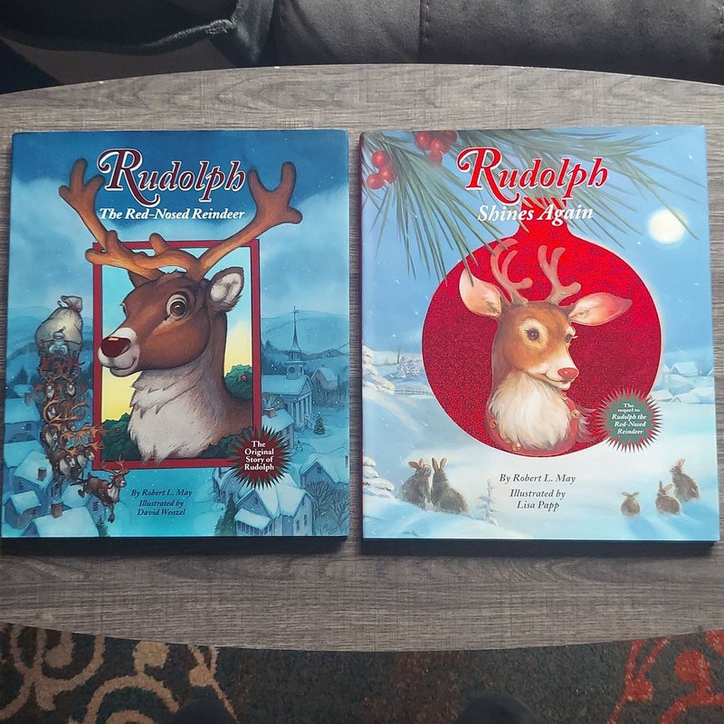 | by Rudolph the Hardcover May, Shines Red-Nosed Robert Pangobooks Rudolph Again and L. May; Robert Reindeer