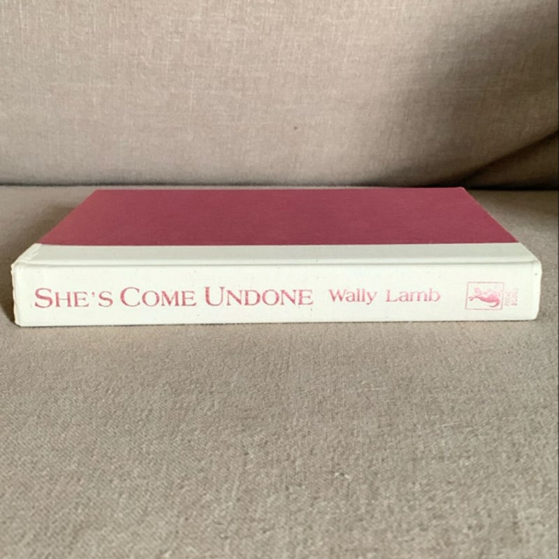 SHE’S COME UNDONE-  1st/1st Hardcover!