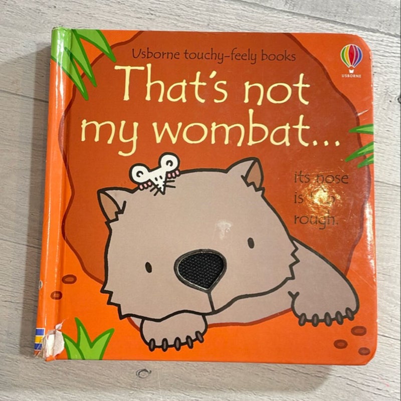 Thats Not My Wombat ...