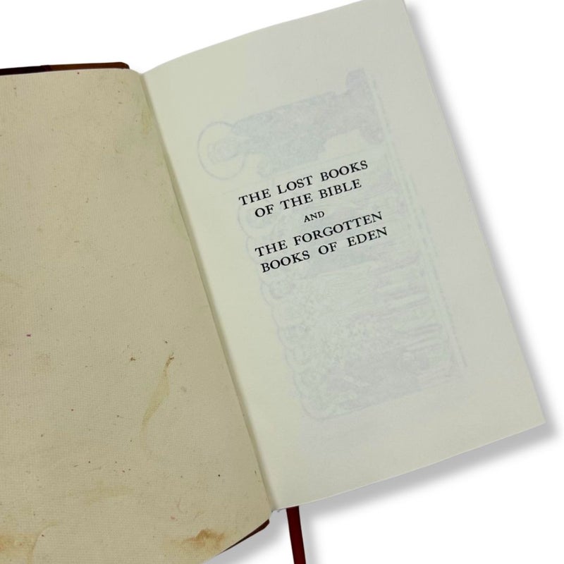 The Lost Books of the Bible 1926 Leather Bound
