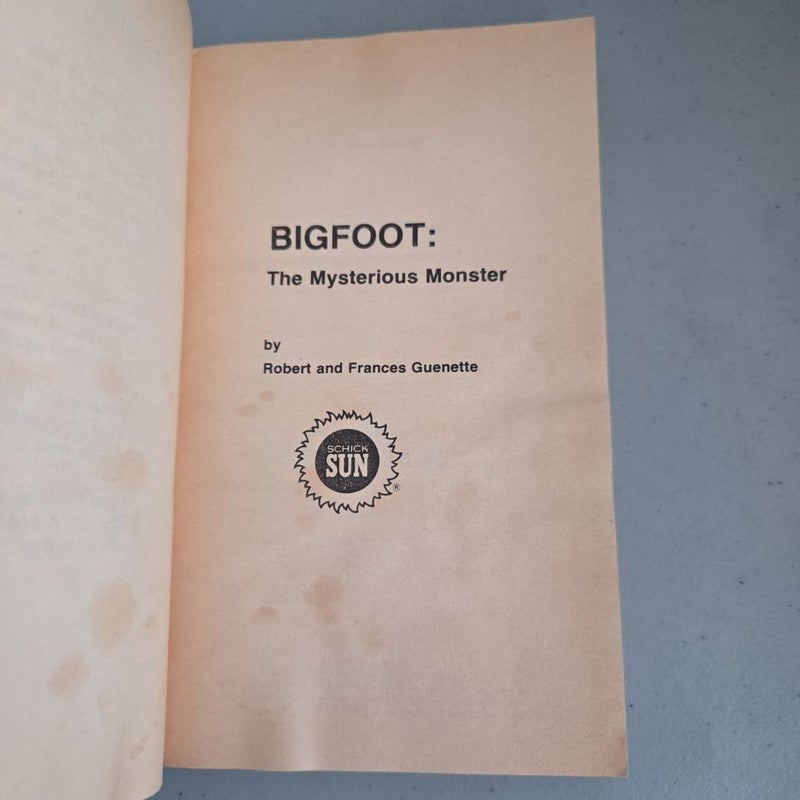 Bigfoot: The Mysterious Monster