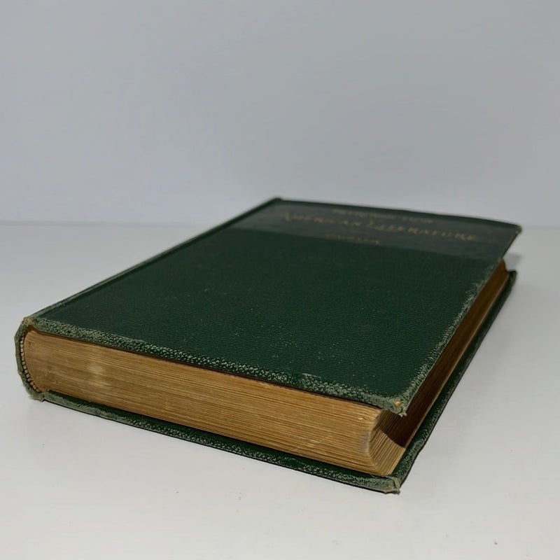 Introduction To American Literature ( ANTIQUE  1897) 