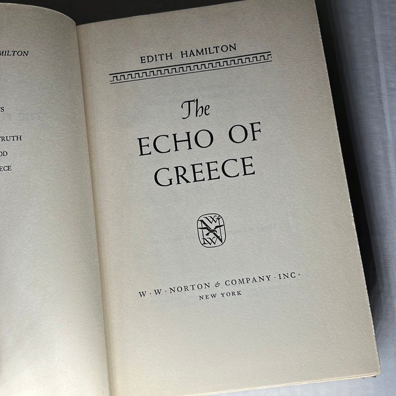 The echo of Greece