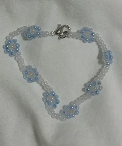 blue flower bracelet 🩵