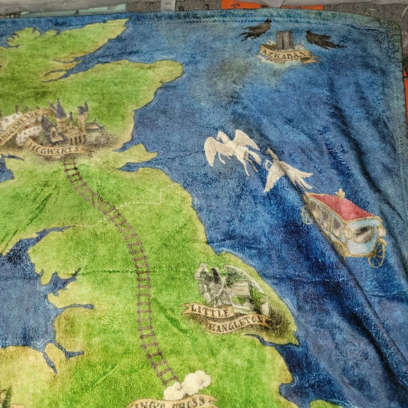 Harry Potter Map Blanket