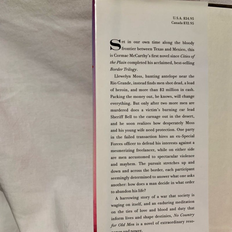 No Country for Old Men (1st ed./1st printing)