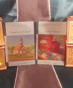 2 Tales from the Grace Chapel Inn Hardcovers: Going to the Chapel by Rebecca Kelly ; Hidden History by Melody Carlson ; Guideposts Inspirational Fiction series books