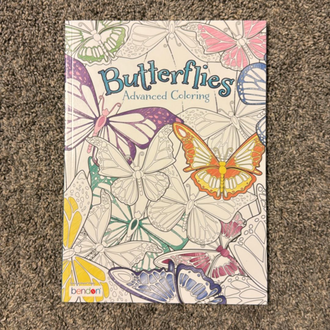 Butterflies Advanced Coloring