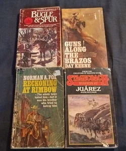 4 western books 