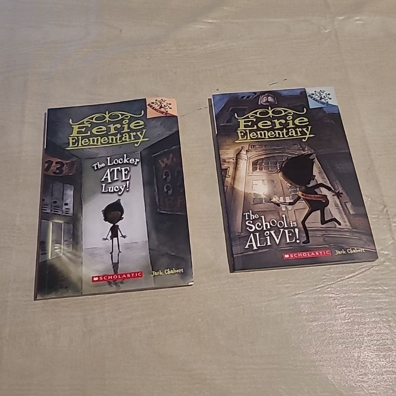 Lot Of Eerie Elementary The School Is Alive! The Locker Ate Lucy! Books