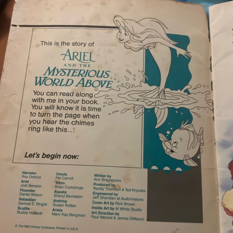 Vintage little mermaid book 