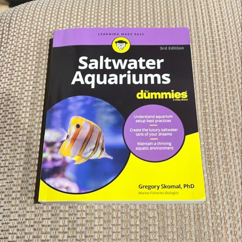 Saltwater Aquariums for Dummies