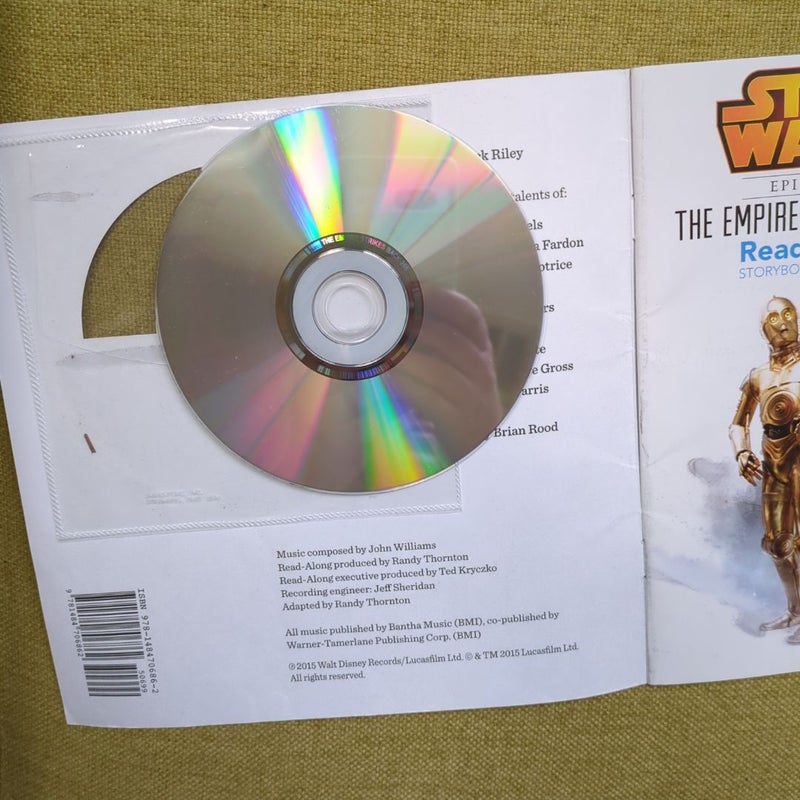 Star Wars Picture Book Bundle: The Empire Strikes Back Read-Along Storybook and CD & Watch Out, Jar Jar! With stickers
