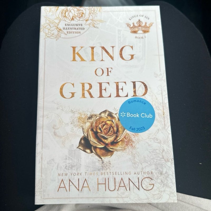 King of Greed by Ana Huang walmart exclusive illustrated edition