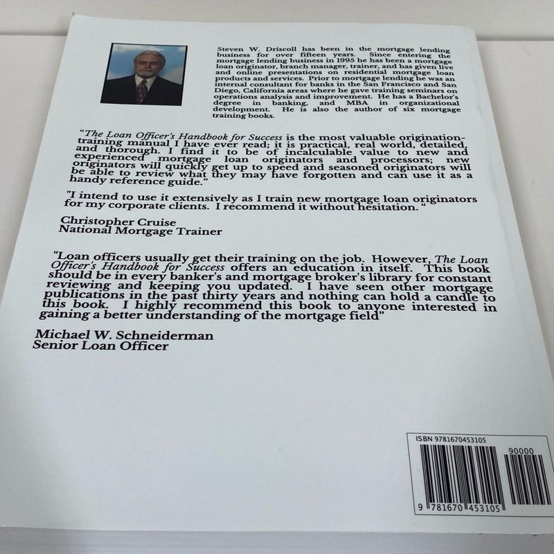 The Loan Officer's Handbook for Success