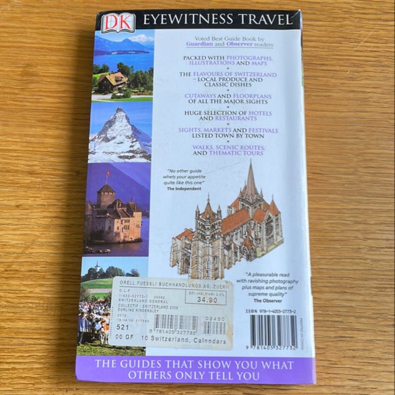 DK Eyewitness Travel Guide Switzerland