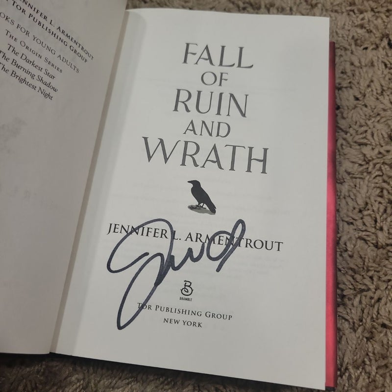 *SIGNED* Fall of Ruin and Wrath