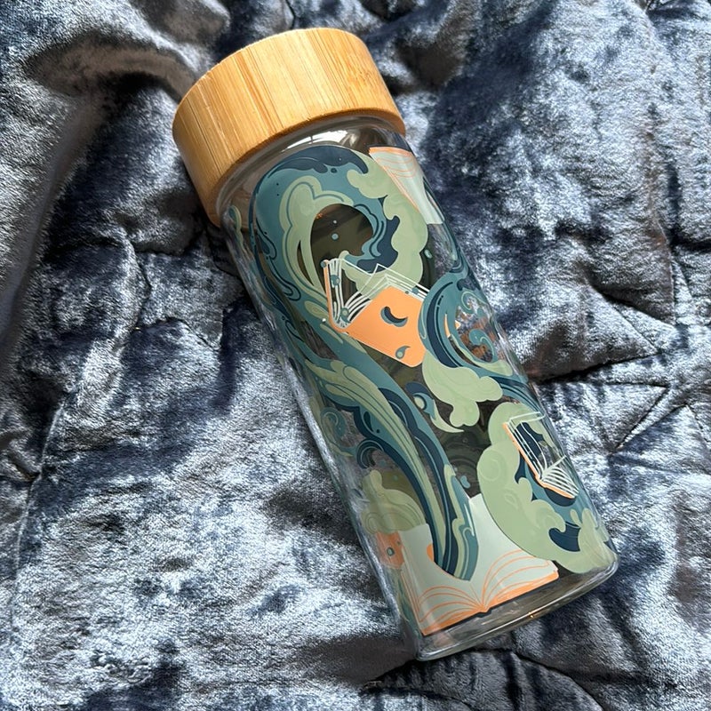 Illumicrate Exclusive Glass Water Bottle