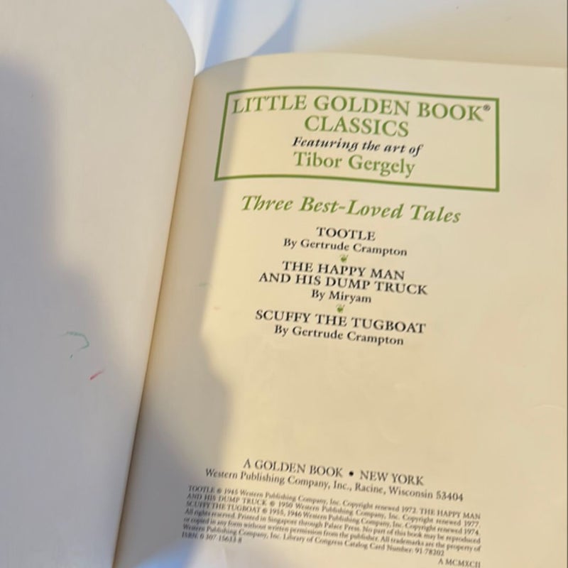 Little Golden Book Classics  Three Best Loved Tales