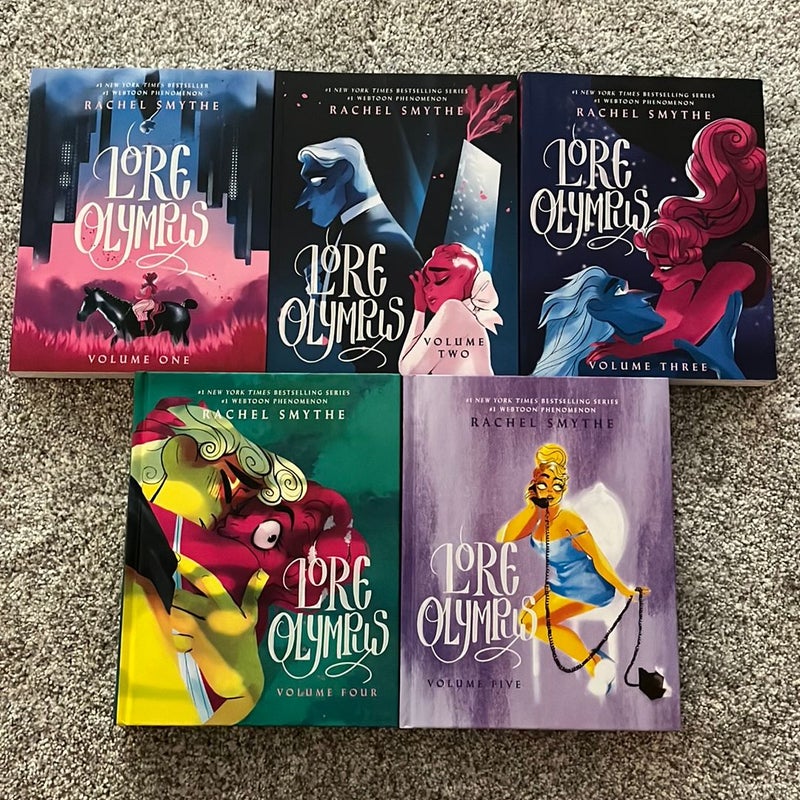 Lore Olympus: Volumes One, Two, Three, Four, and Five