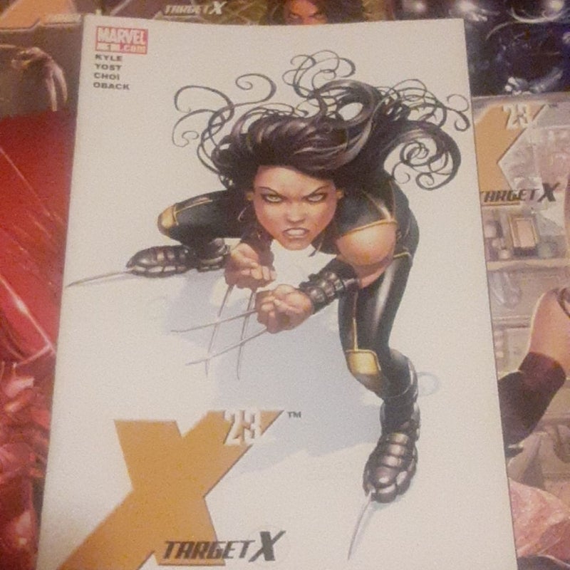 X-23 Target X 1,2,3,4,5,6 2007 Marvel Comics Lot 