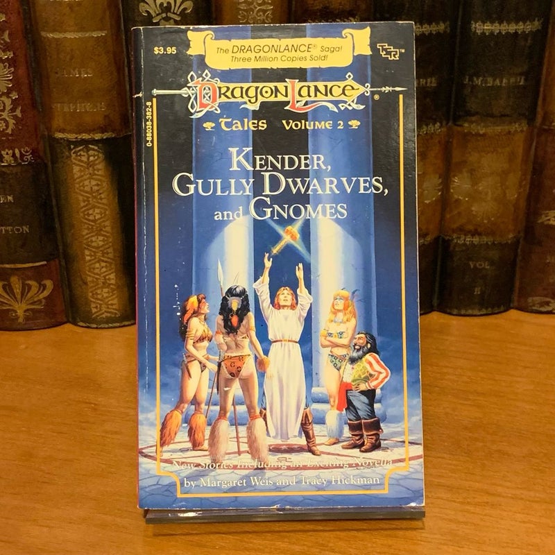 Vintage DragonLance: Kender, Gully Dwarves and Gnomes, Tales 2, 1987 First Edition First Printing