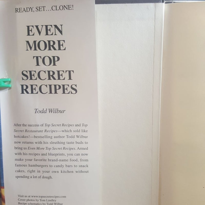 Even more top secret recipes