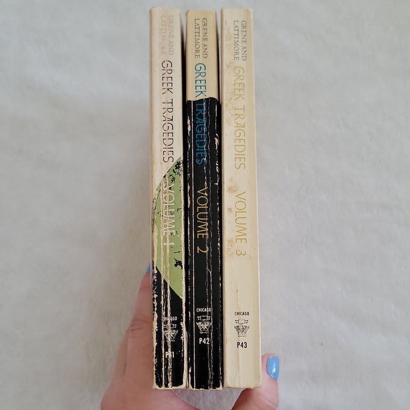 Greek Tragedies Vol. 1, 2, 3