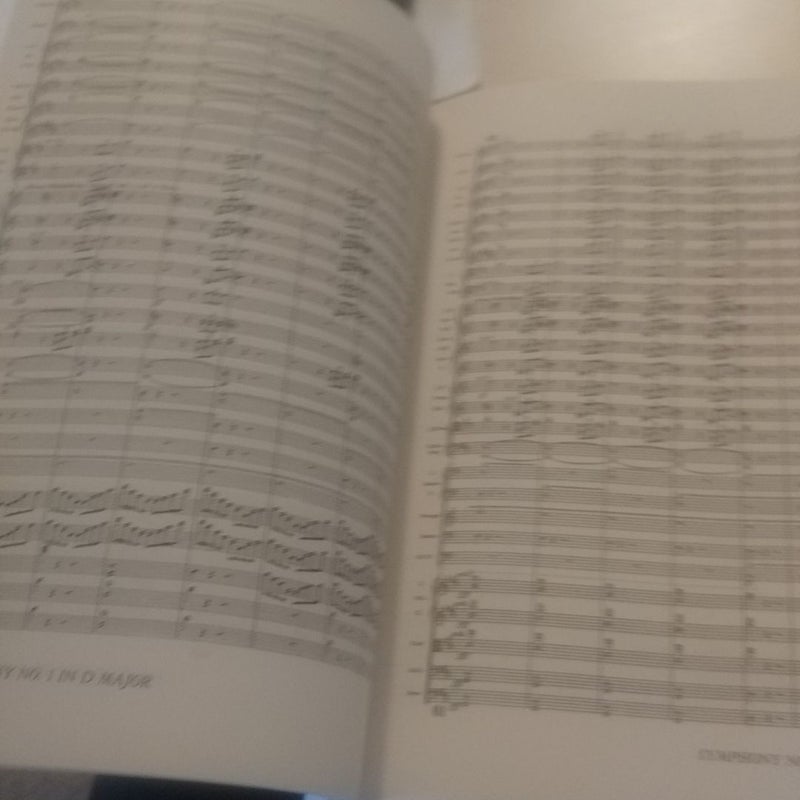 Symphonies Nos. 1 and 2 in Full Score