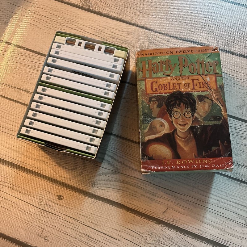 Cassette tape of Harry Potter, and the goblet of fire