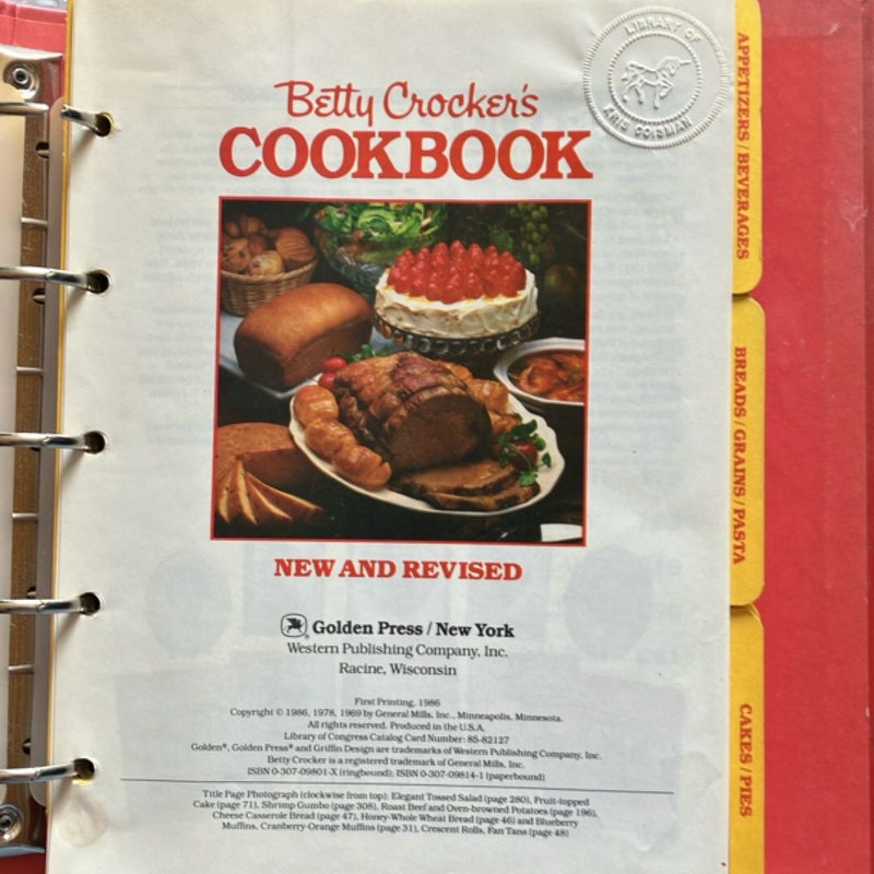 Betty Crocket’s Cookbook