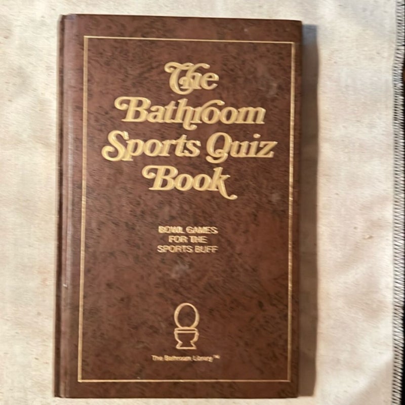 Bathroom Sports Quiz Book