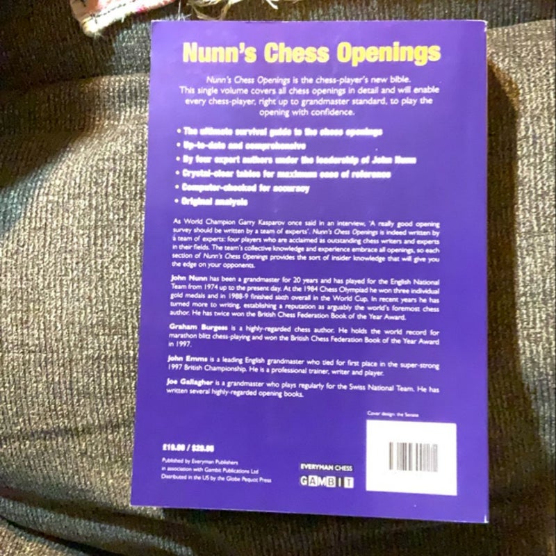 Nunn's Chess Openings