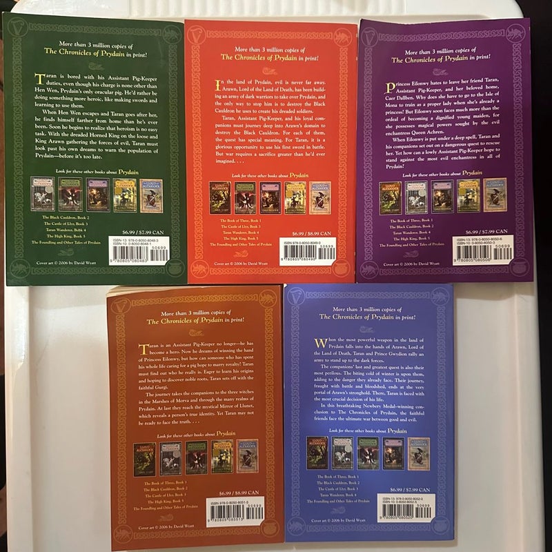 The Chronicles of Prydain Books 1-5