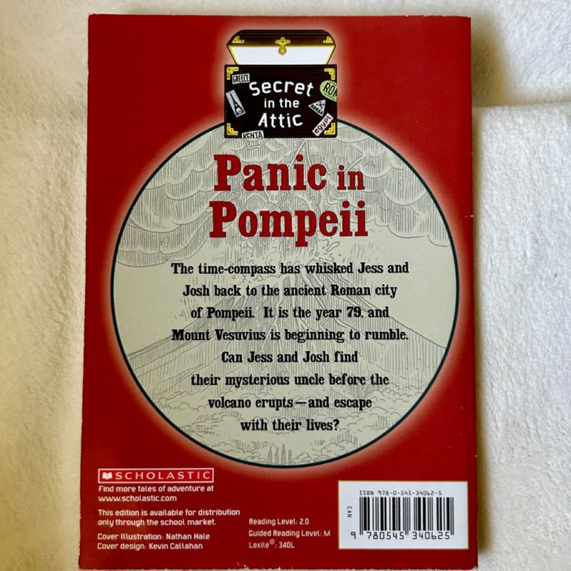 Panic in Pompeii by L. A. Peacock (Trade Paperback)