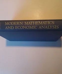 Modern Mathematics and Economic Analysis