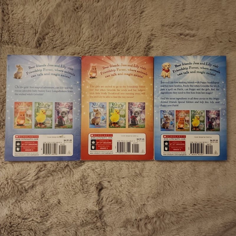 Magic Animal Friends 3 Book Set