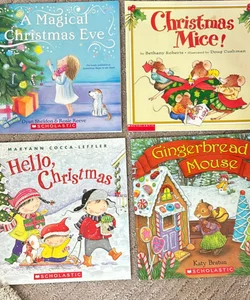 4 Christmas Books titles in description 