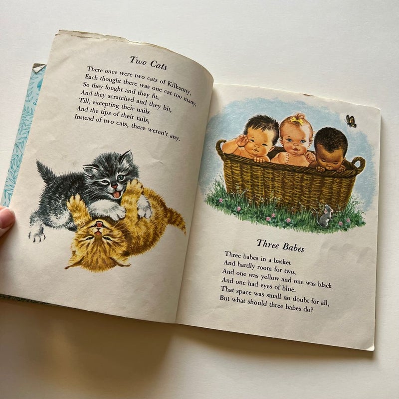 Vintage Little Golden Book: Counting Rhymes Book 1960