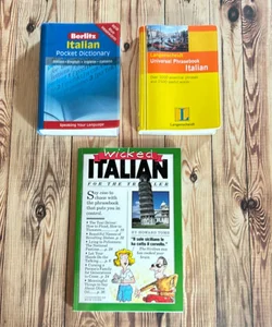 Bundle of Italian Dictionary/Phrasebooks