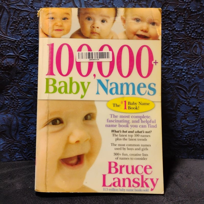 100,000 + Baby Names