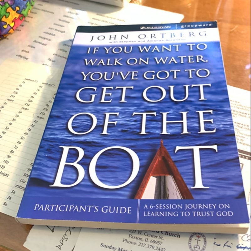 If You Want to Walk on Water, You've Got to Get Out of the Boat