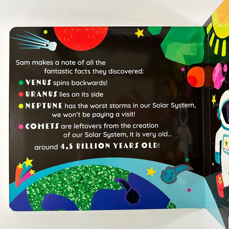 Space Jigsaw Puzzle Book, 5 Puzzles and Story, NEW (Board Book)